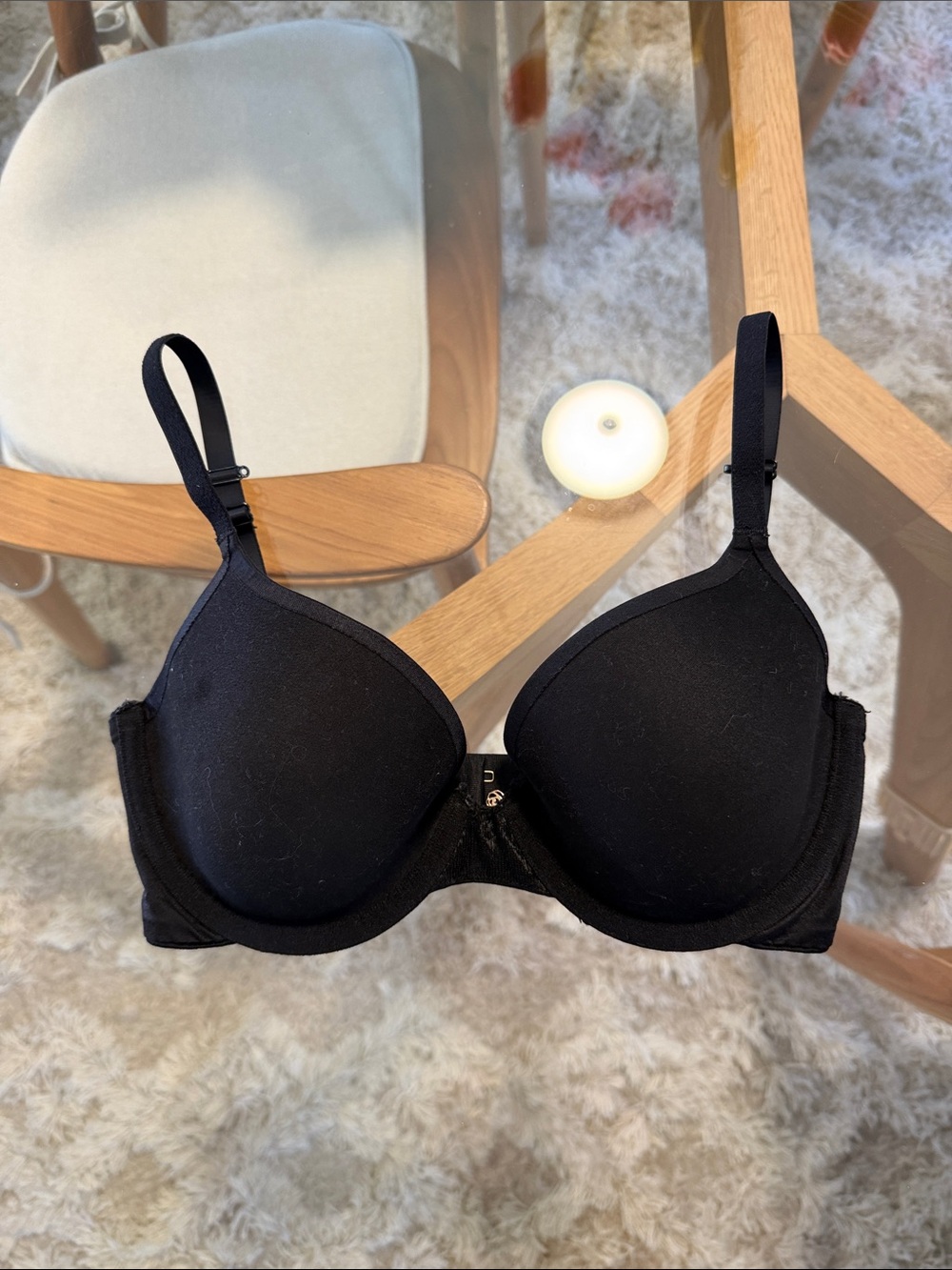 Betsey Johnson Black Smooth Underwire